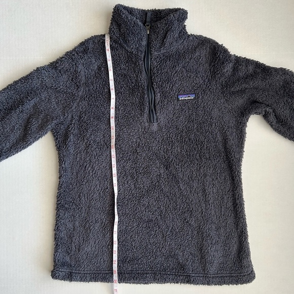 Patagonia Women's Smolder Blue Fleece Los Gatos Quarter ¼ Zip Pullover Large - Picture 6 of 12